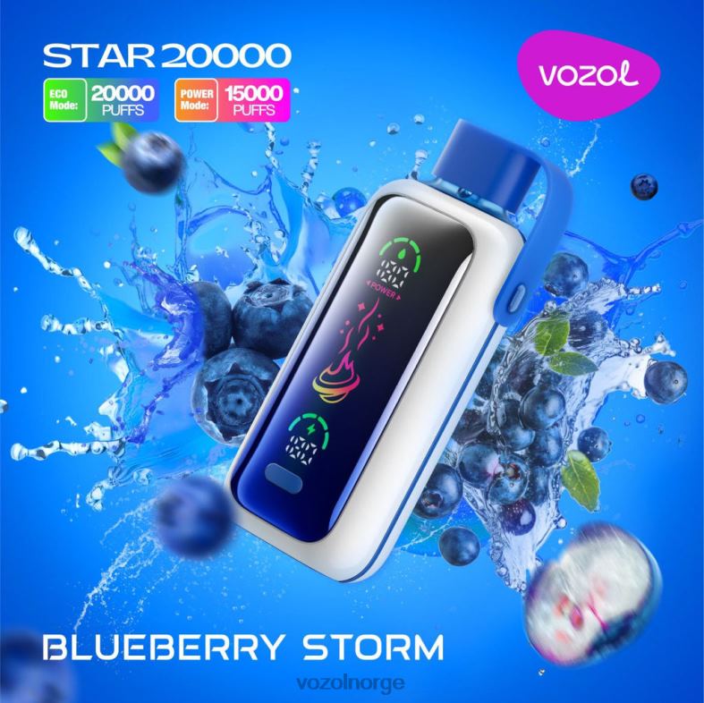 Vozol Vape Near Me - VOZOL STAR 20 000 blåbærstorm 224445