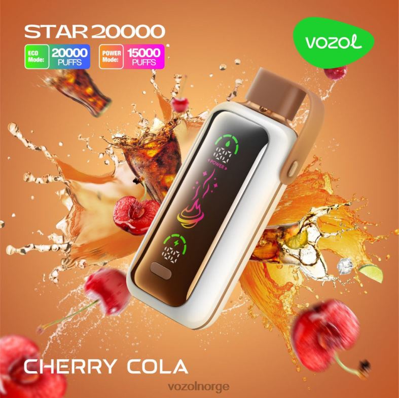 Vozol Vape Store - VOZOL STAR 20 000 kirsebær cola 224446
