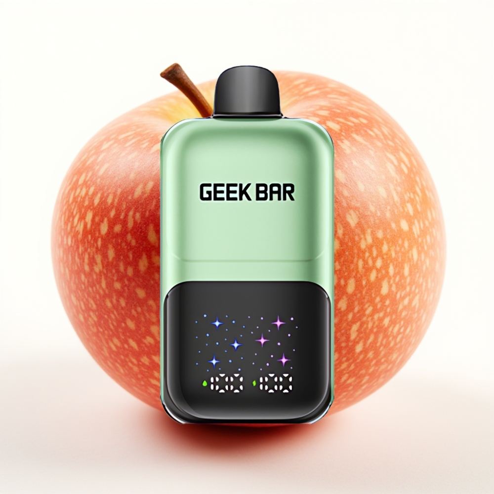 GEEK BAR 2GO 50000 Puffs Dobbel Eple A&B Stor Skjerm 3 Nivåer Justerbar 20mL 5% Nikotin