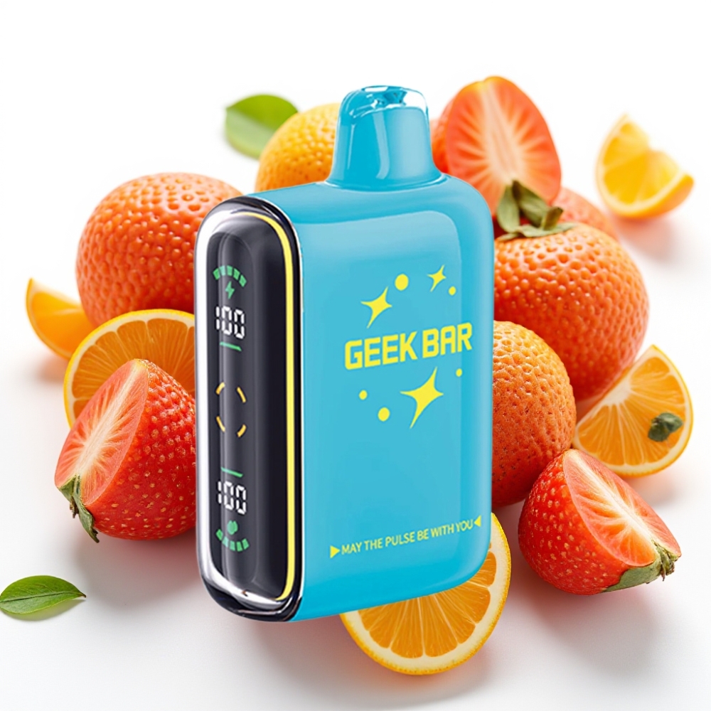 GEEK BAR Pulse 15000 Puffs 16ML 5% Nikotin Justerbar Luftstrøm 650 mAh USB-C