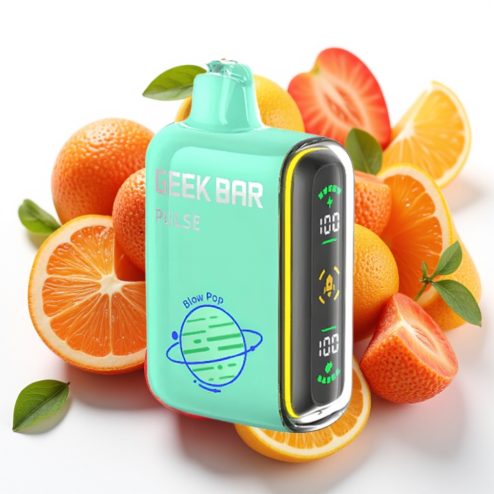 GEEK BAR Pulse 15000 Puffs Planet Edition 16ML væske 5% nikotin 650 mAh USB-C justerbar luftstrøm