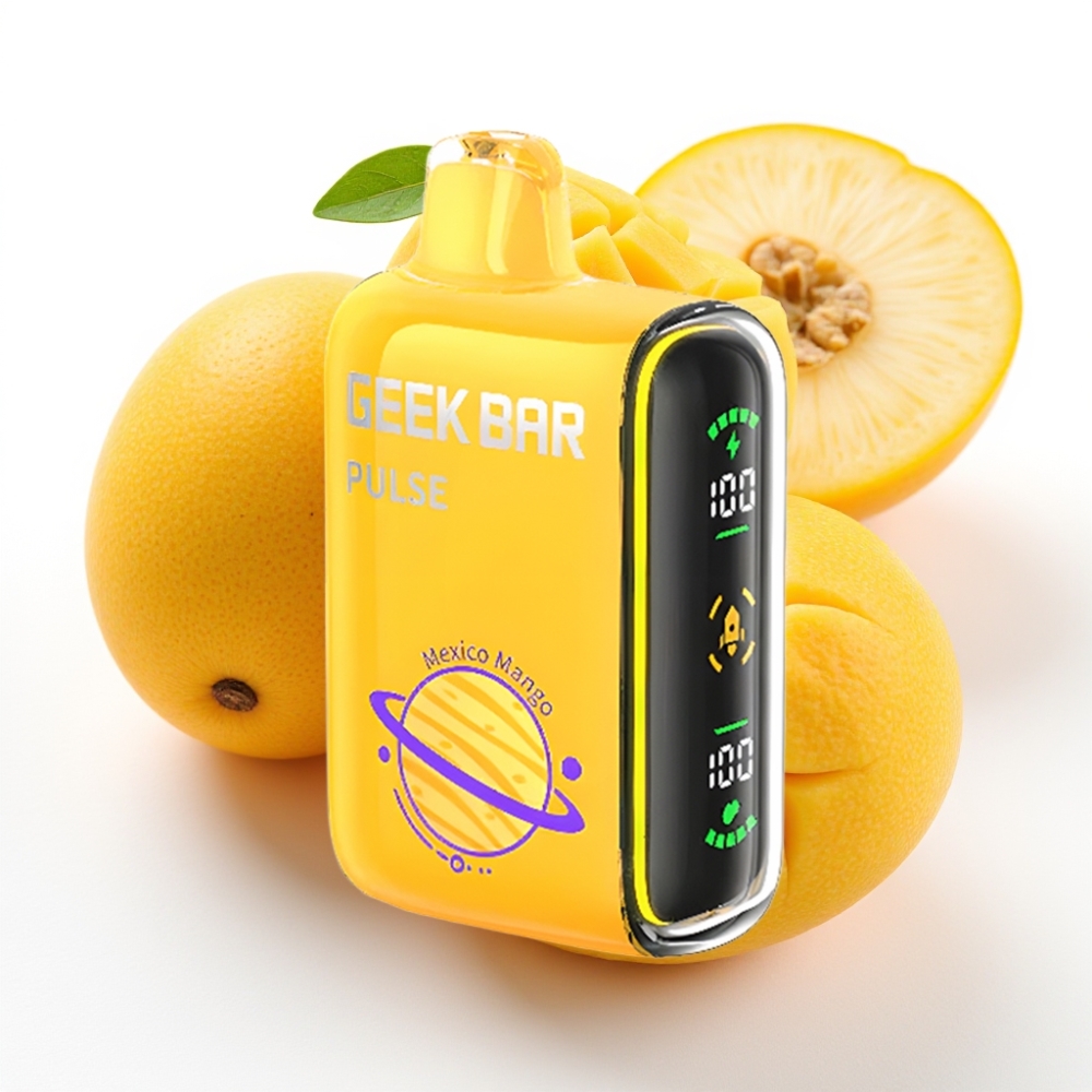GEEK BAR Pulse 15000 Puffs Planet Edition 16ML væske 5% nikotin 650 mAh USB-C justerbar luftstrøm