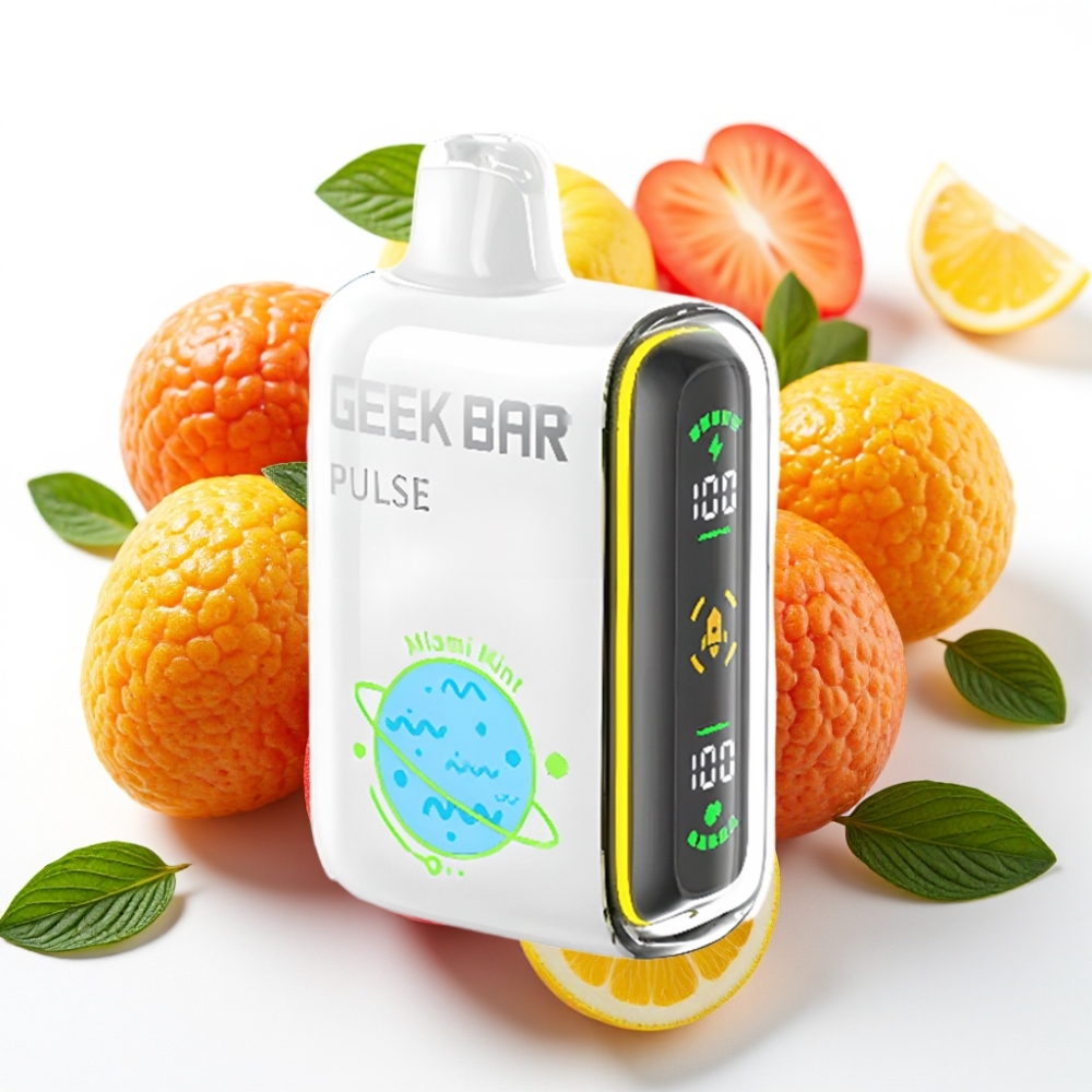 GEEK BAR Pulse 15000 Puffs Planet Edition 16ML væske 5% nikotin 650 mAh USB-C justerbar luftstrøm