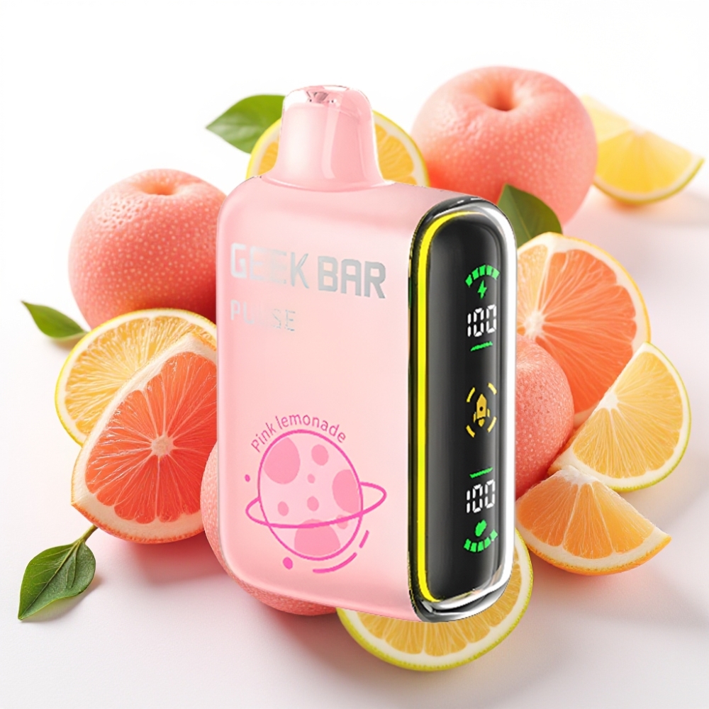 GEEK BAR Pulse 15000 Puffs Planet Edition 16ML væske 5% nikotin 650 mAh USB-C justerbar luftstrøm