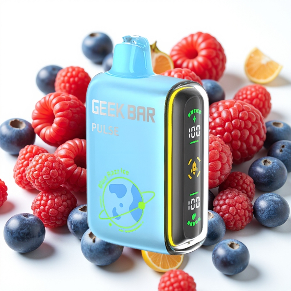 GEEK BAR Pulse 15000 Puffs Planet Edition 16ML væske 5% nikotin 650 mAh USB-C justerbar luftstrøm