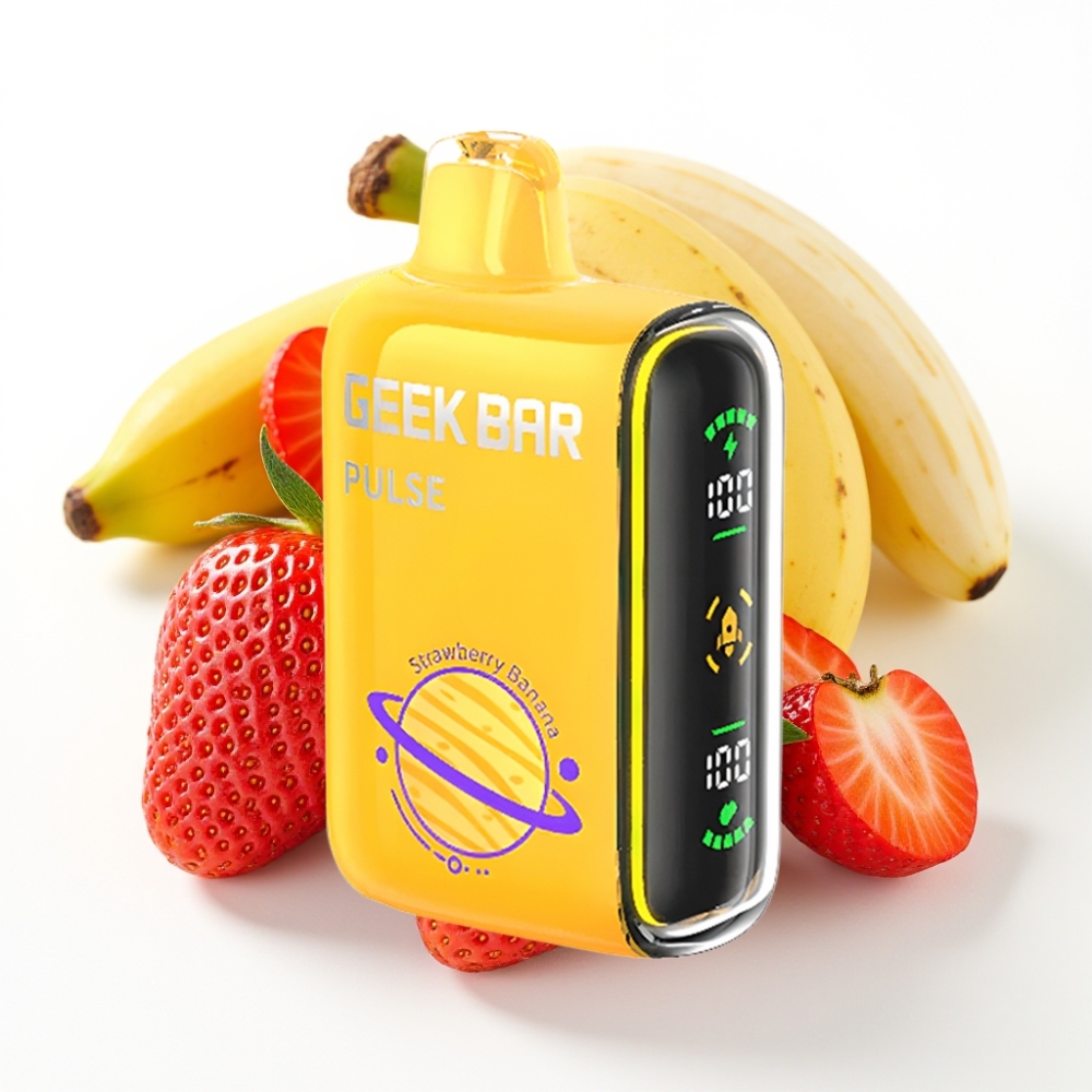 GEEK BAR Pulse 15000 Puffs Planet Edition 16ML væske 5% nikotin 650 mAh USB-C justerbar luftstrøm