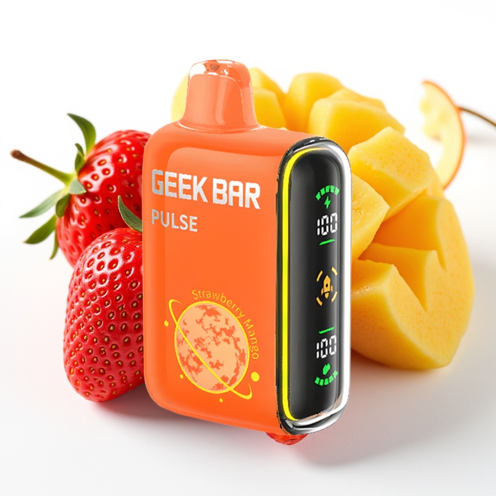 GEEK BAR Pulse 15000 Puffs Planet Edition 16ML væske 5% nikotin 650 mAh USB-C justerbar luftstrøm