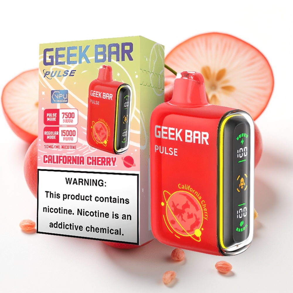 GEEK BAR Pulse 15000 Puffs Planet Edition 16ML væske 5% nikotin 650 mAh USB-C justerbar luftstrøm