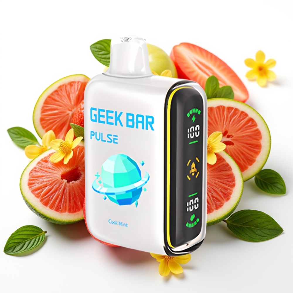 GEEK BAR Pulse 15000 Puffs Planet Edition 16ML væske 5% nikotin 650 mAh USB-C justerbar luftstrøm