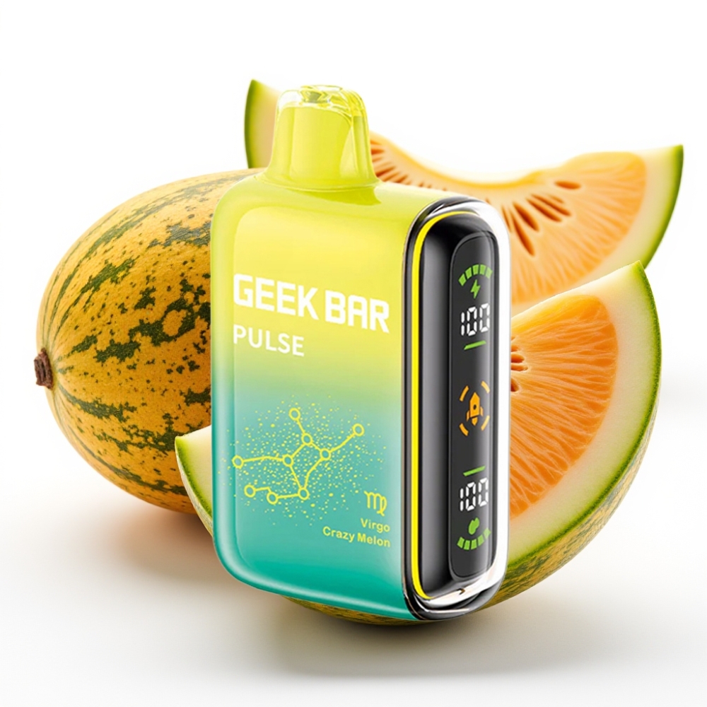 GEEK BAR Pulse 15000 Puffs Zodiac Edition, 16ML e-væske, 5% nikotin, justerbar luftstrøm, 650 mAh batteri, USB Type-C