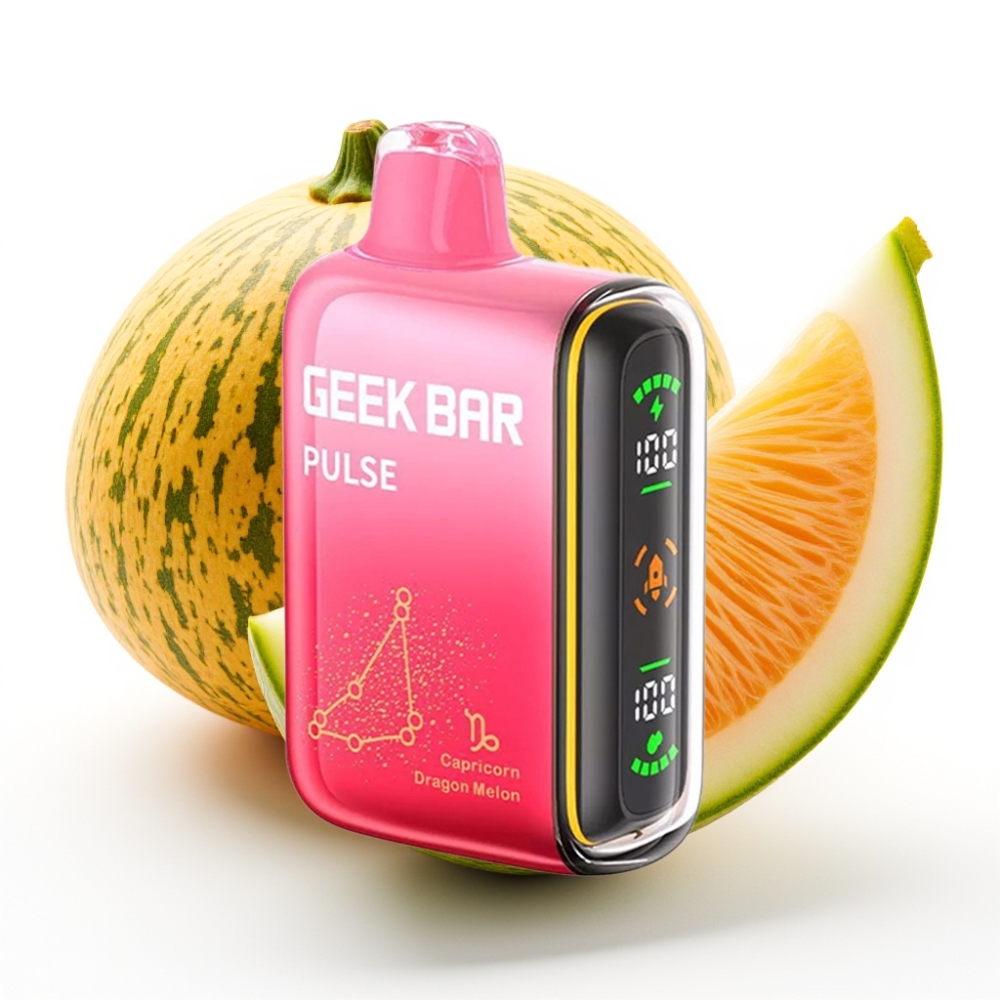 GEEK BAR Pulse 15000 Puffs Zodiac Edition, 16ML e-væske, 5% nikotin, justerbar luftstrøm, 650 mAh batteri, USB Type-C