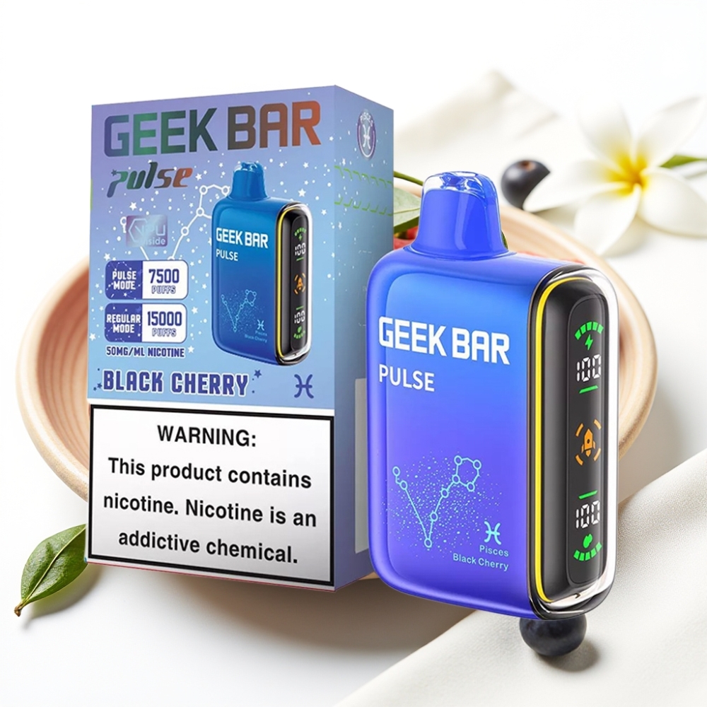 GEEK BAR Pulse 15000 Puffs Zodiac Edition, 16ML e-væske, 5% nikotin, justerbar luftstrøm, 650 mAh batteri, USB Type-C