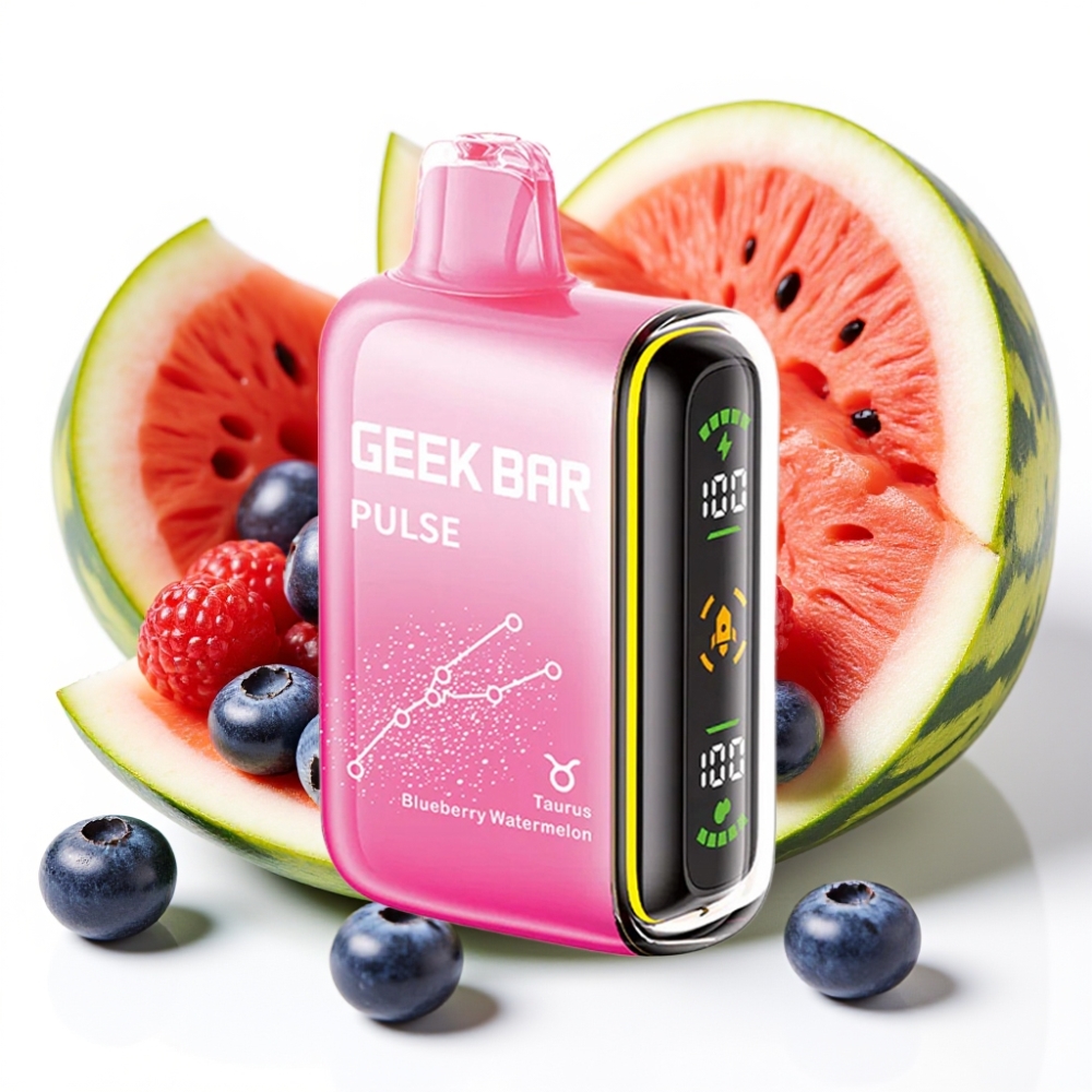 GEEK BAR Pulse 15000 Puffs Zodiac Edition, 16ML e-væske, 5% nikotin, justerbar luftstrøm, 650 mAh batteri, USB Type-C