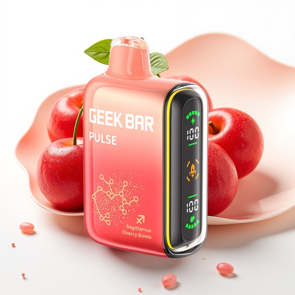 GEEK BAR Pulse 15000 Puffs Zodiac Edition, 16ML e-væske, 5% nikotin, justerbar luftstrøm, 650 mAh batteri, USB Type-C