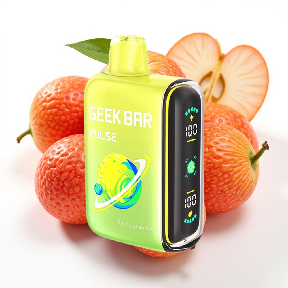 Geek Bar Pulse 15000 Puffs Sur Edisjon 16ML 5% justerbar luftstrøm 650 mAh USB-C