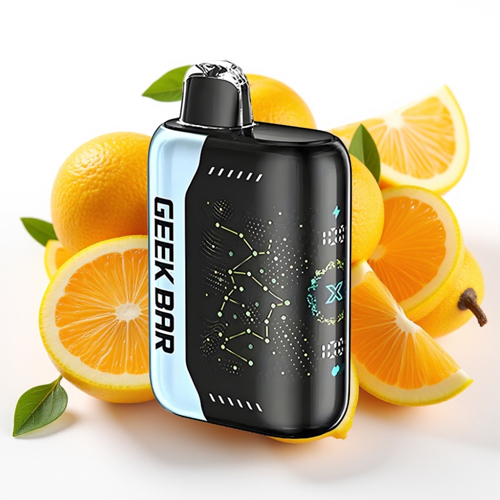 GEEK BAR Pulse X 25000 Puff 0-5% Nikotin 18mL Væske USB-C Skjerm Dual Mesh Zero Nikotin