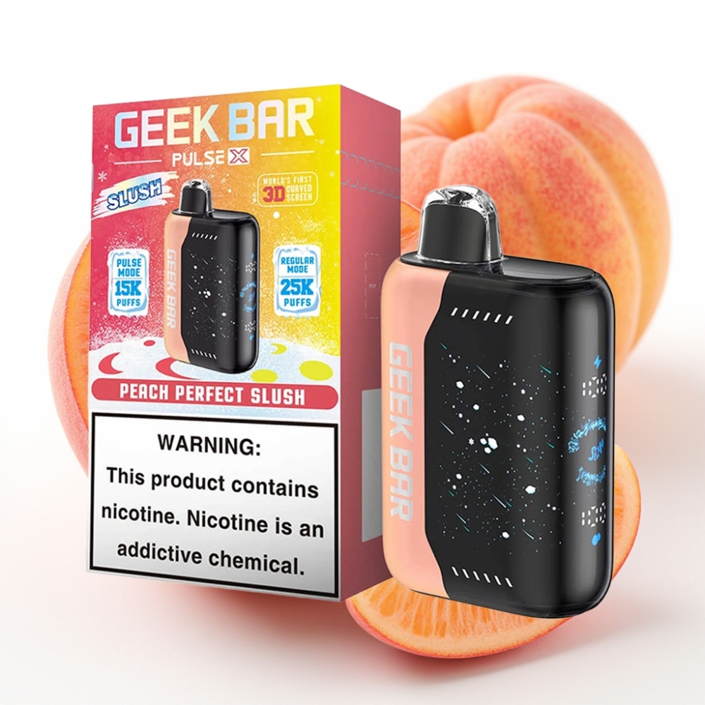 GEEK BAR Pulse X 25000 Puffs Slush Edition opptil 25000 puffs, 18mL væske, 0-5% nikotin, USB-C