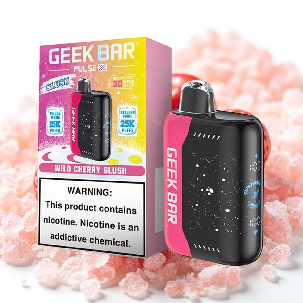 GEEK BAR Pulse X 25000 Puffs Slush Edition opptil 25000 puffs, 18mL væske, 0-5% nikotin, USB-C
