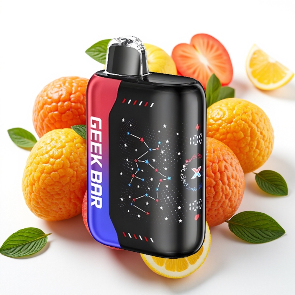 Geek Bar Pulse X 25000 Puffs Patriot Editon opptil 25000 puffs, 18mL e-væske, 0-5% nikotin