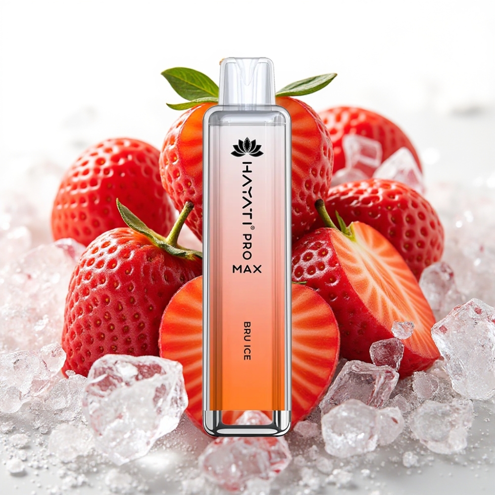 Hayati Pro Max 4000 Puffs Engangsvaper Bru Is 2ml/10ml 1400mAh Ladbar TPD