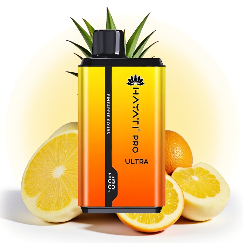 Hayati Pro Ultra 15000 Puffs Ananas Sur 850mAh 2×12ml 2% 49 smaker