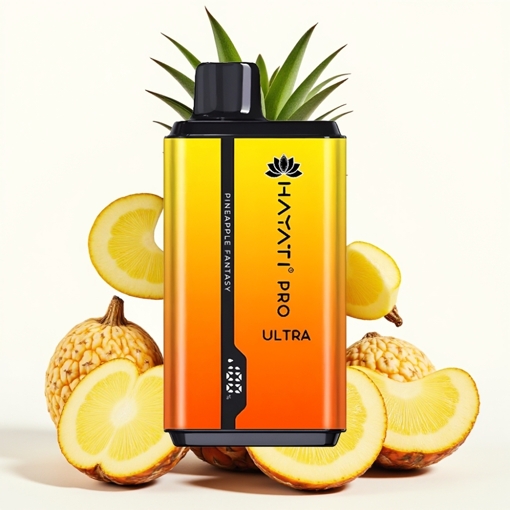 Hayati Pro Ultra 15000 Puffs Ananasfantasi 850mAh 2×12ml 2% 49 smaker
